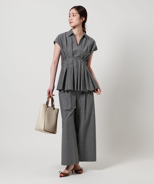 UNITED ARROWS ブラウス シャツ MANTECO POP フレンチスリーブ