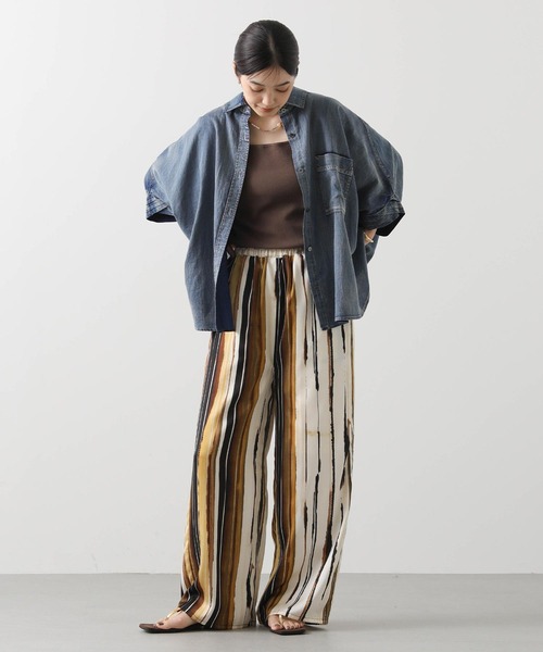 新品Grady Brilliant デニムシャツ　完売　ピンク RED CARD TOKYO】Nelly デニムシャツ | Whim Gazette(ウィム