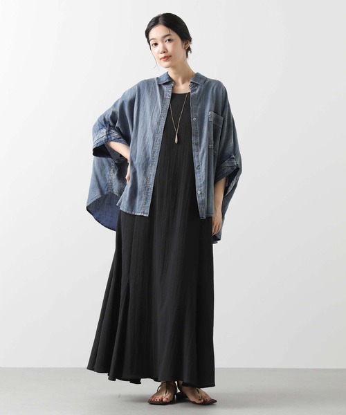 Gready Brilliant Ｒｉｓｌｅｙデニムシャツ Gready Brilliant｜シアーデニムフリルシャツ | Rakuten Fashion
