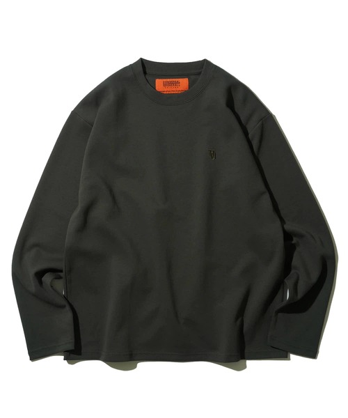 「UNIVERSAL OVERALL」 長(zhǎng)袖Tシャツ LARGE チャコールグレー メンズ