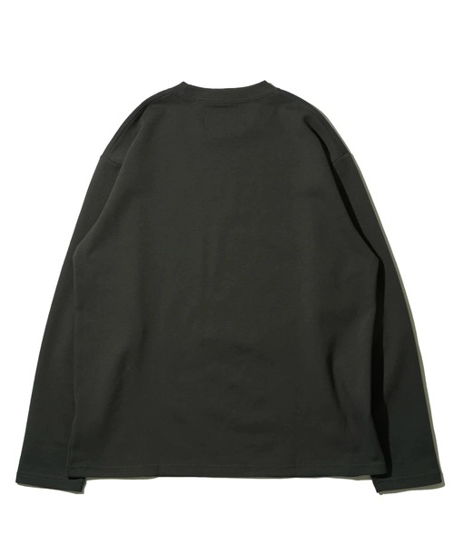 「UNIVERSAL OVERALL」 長(zhǎng)袖Tシャツ LARGE チャコールグレー メンズ