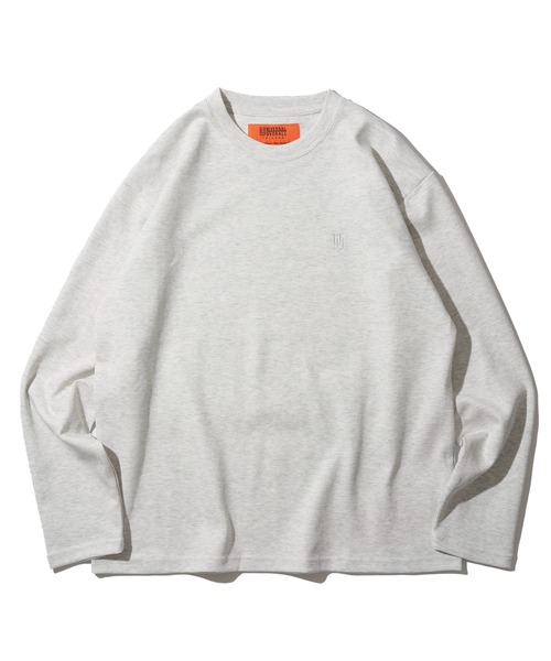 「UNIVERSAL OVERALL」 長(zhǎng)袖Tシャツ LARGE チャコールグレー メンズ