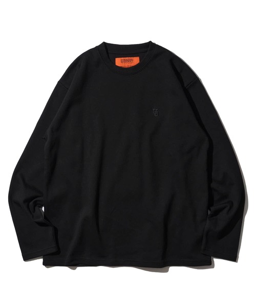 「UNIVERSAL OVERALL」 長(zhǎng)袖Tシャツ LARGE チャコールグレー メンズ