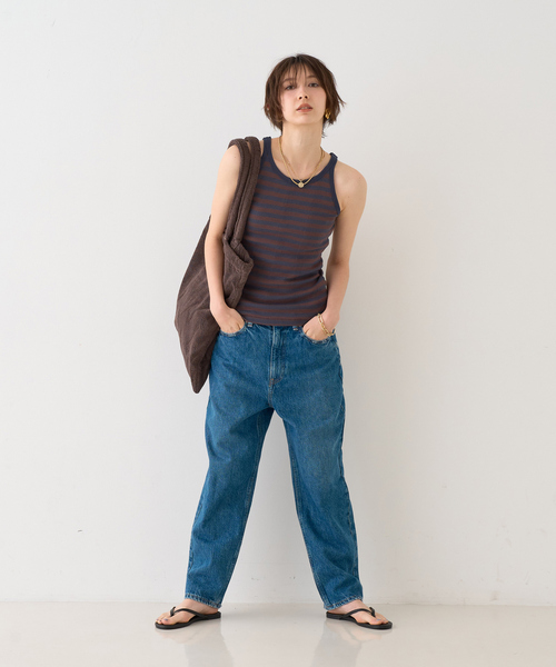 【マリ　美品　23】レッドカード　jazz ルーズテイパードデニム RED CARD TOKYO（レッドカード）の「【RED CARD/レッドカード】JAZZ