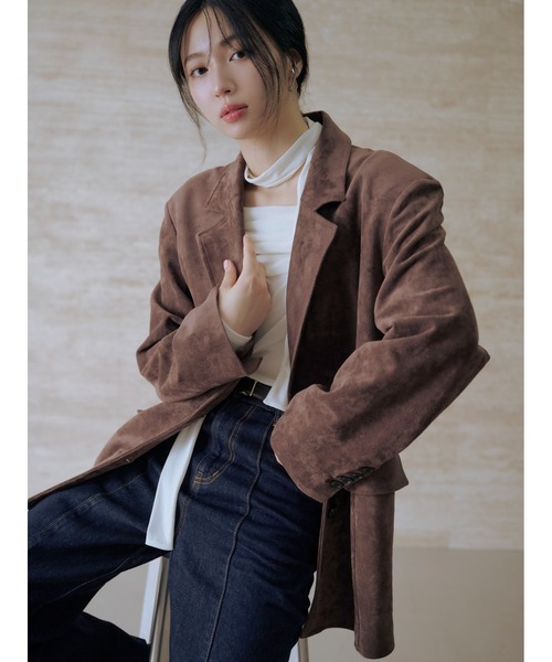 FRAY I.D ジャケット FRAY I.D ジャケット テーラードジャケット バリエレザーライク