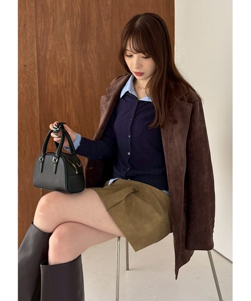 【新品】FRAY I.D レザーコート FRAY I.D ジャケット テーラードジャケット バリエレザーライク