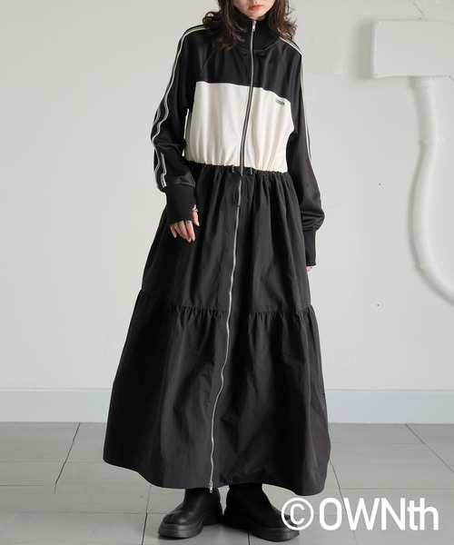 ギャザーワンピース SLY | FRONT ZIP GATHER CAMI ワンピース (ワンピース(ロング