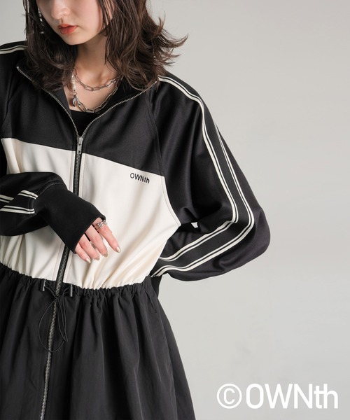 ワンピース ZOZOTOWN ドロストギャザーワンピース おしゃれ レディース ZOZOTOWN限定商品】ドロストギャザーワンピース（ワンピース