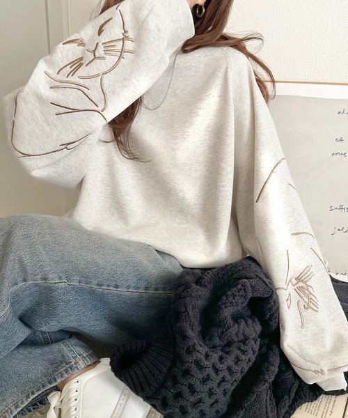 classicalelf（クラシカルエルフ） トレーナー スウェット 袖に遊び心