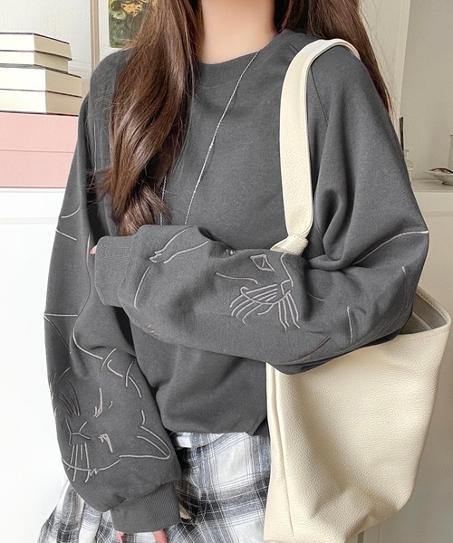 classicalelf（クラシカルエルフ） トレーナー スウェット 袖に遊び心