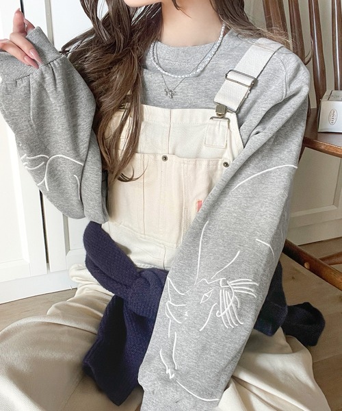 classicalelf（クラシカルエルフ） トレーナー スウェット 袖に遊び心