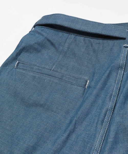 「MR.OLIVE」 デニムクロップドパンツ MEDIUM インディゴブルー メンズ
