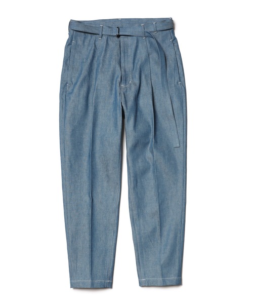 「MR.OLIVE」 デニムクロップドパンツ MEDIUM インディゴブルー メンズ