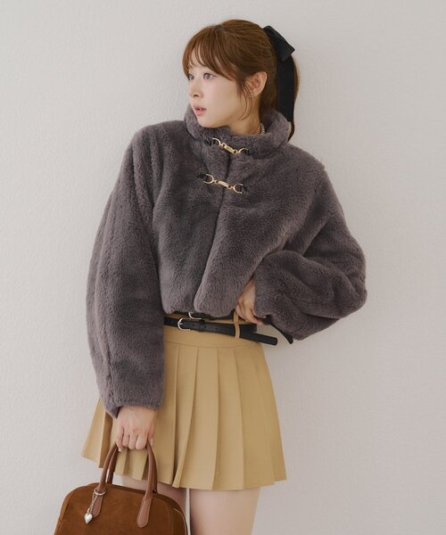 ANOTHER BRANCH OLIVE des OLIVE ブルゾン アウター ビット付エコ