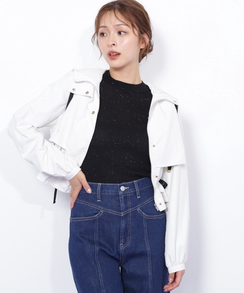 JILL STUART ジルスチュアート リボン ナイロンぺプラムブルゾン 楽天市場】◇ナイロンペプラムブルゾン／ジル スチュアート（JILL
