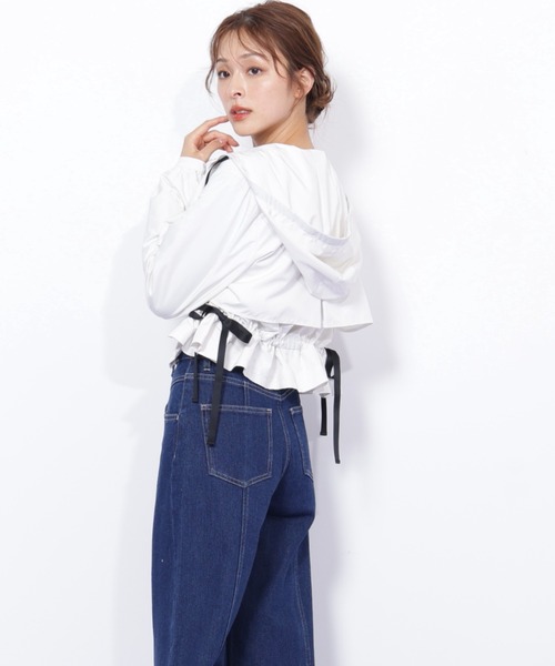 JILL STUART ジルスチュアート リボン ナイロンぺプラムブルゾン 楽天市場】◇ナイロンペプラムブルゾン／ジル スチュアート（JILL