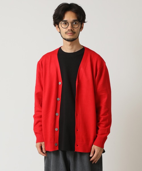 ボリュームスリーブVネックカラーニットカーディガン C6142 品番 KO000013147 KOBE LETTUCE コウベレタス レディース