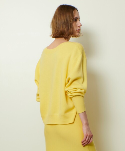 【新品タグ付】24AW アルアバイル ウールスムース2WAYネックプルオーバー ウールスムース2WAYネックプルオーバー|allureville OFFICIAL SITE