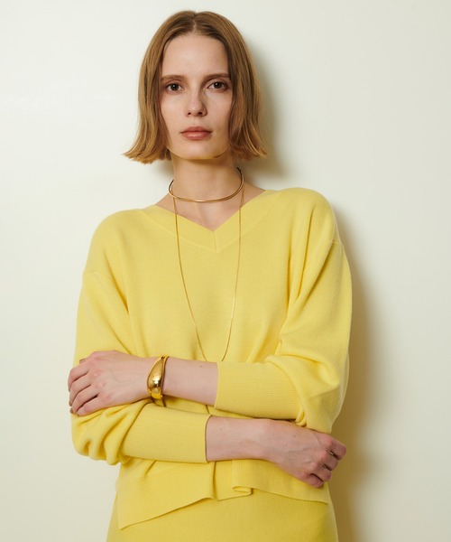 allureville（アルアバイル） ニット セーター ウールスムース2WAY