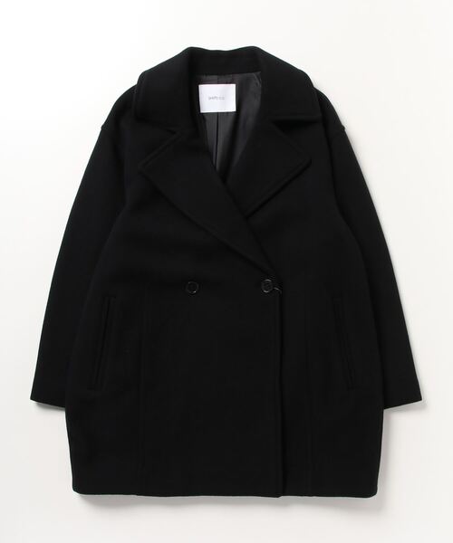 SHIPS any 「SHIPS any」 チェスターコート ONE SIZE ブラック
