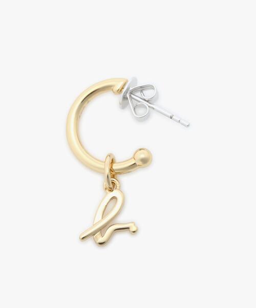 agnes b.（アニエスベー） ピアス ストーンピアスセット ”Red Agate