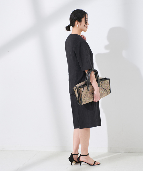 「journal standard L'essage」 半袖ブラウス - ブラック レディースの画像