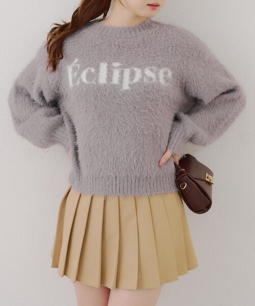 ANOTHER BRANCH OLIVE des OLIVE ニット セーター ラメフェザーロゴ