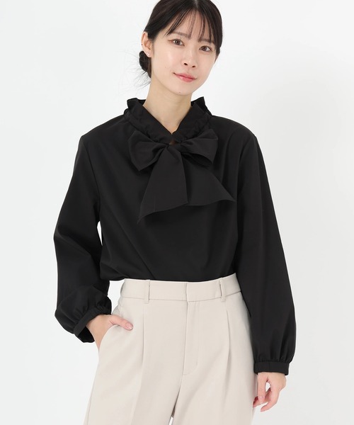 マイストラーダ  今期　完売　エアリーボウタイブラウス Mystrada - 【期間限定値下】エアリーボウタイブラウス の通販 by