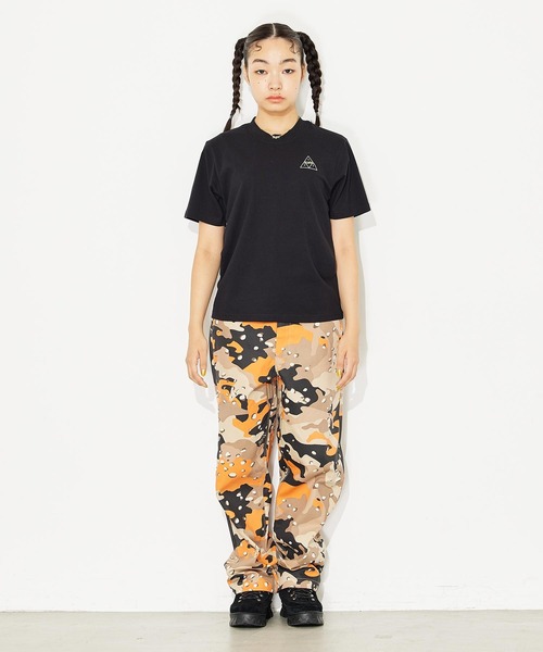 「X-girl」 半袖Tシャツ「HUFコラボ」 M ホワイト レディース_画像7