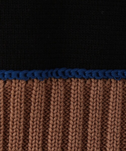 ✨新品未使用か✨CABaN ノースリーブニット ブラウン・アイボリー CABaN（キャバン） ノースリーブニット FREE ブラウン レディース