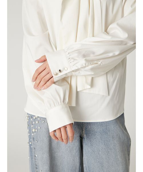 FRAY I.D（フレイ・アイディー） ブラウス シャツ ビッグボウタイ