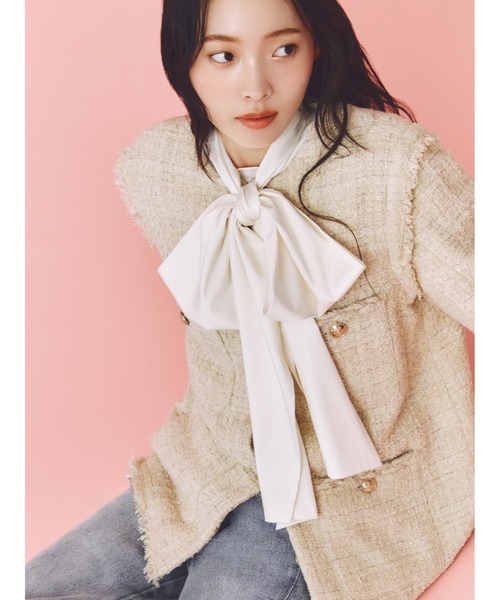 FRAY I.D（フレイ・アイディー） ブラウス シャツ ビッグボウタイ