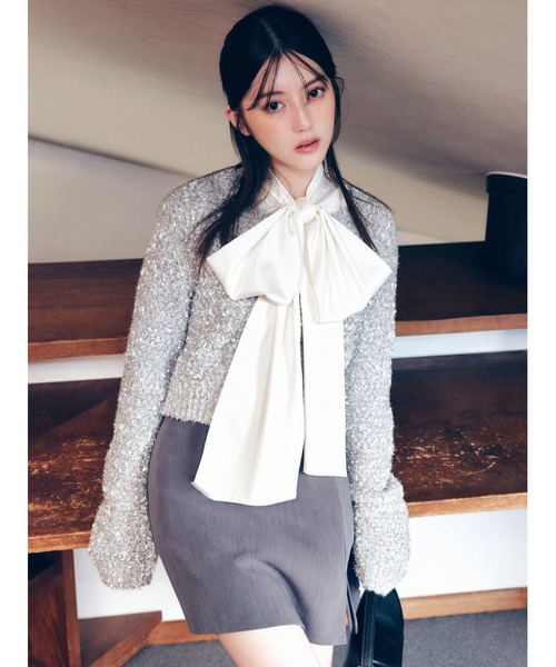 FRAY I.D（フレイ・アイディー） ブラウス シャツ ビッグボウタイ