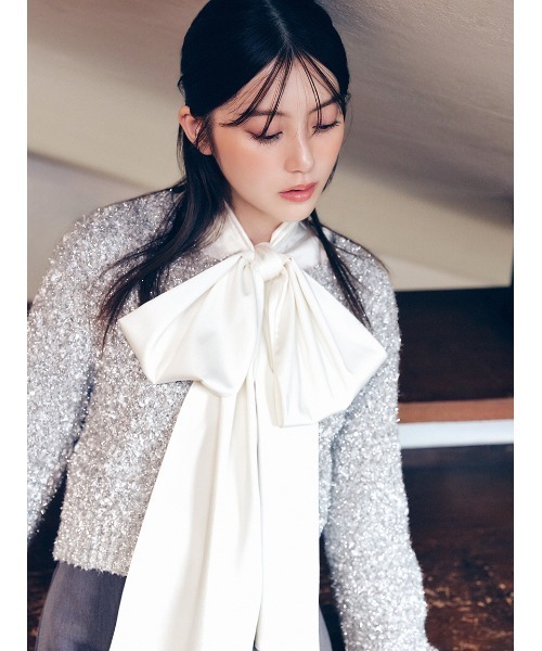 FRAY I.D（フレイ・アイディー） ブラウス シャツ ビッグボウタイ