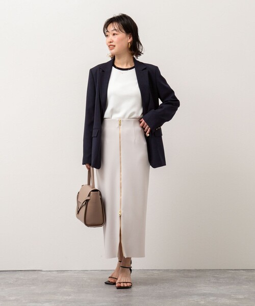 「NOLLEY'S Sophi」 半袖ニット 36 ホワイト レディース_画像2