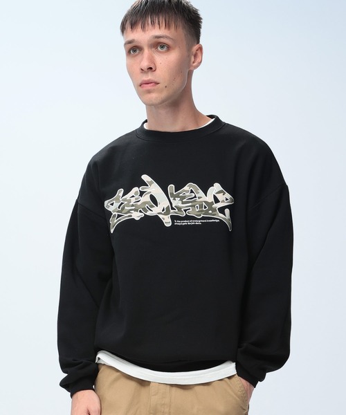 シークエンス3点 SEQUENZE トレーナー スウェット SEQUENZ (シークエンズ) 裏起毛 迷彩