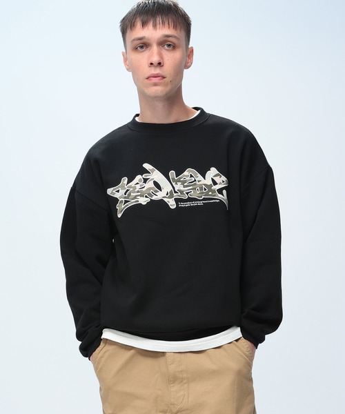 SEQUENZE トレーナー スウェット SEQUENZ (シークエンズ) 裏起毛 迷彩