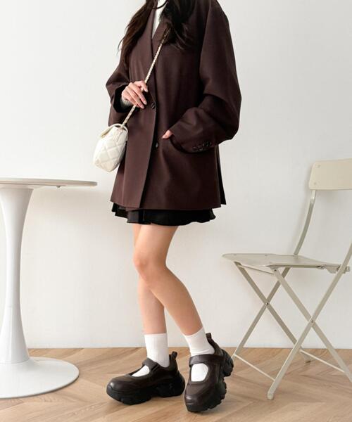 WEGO（ウィゴー） スニーカー WEGO/厚底ベルクロストラップシューズ