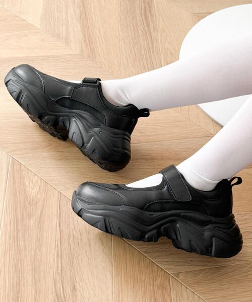 WEGO（ウィゴー） スニーカー WEGO/厚底ベルクロストラップシューズ