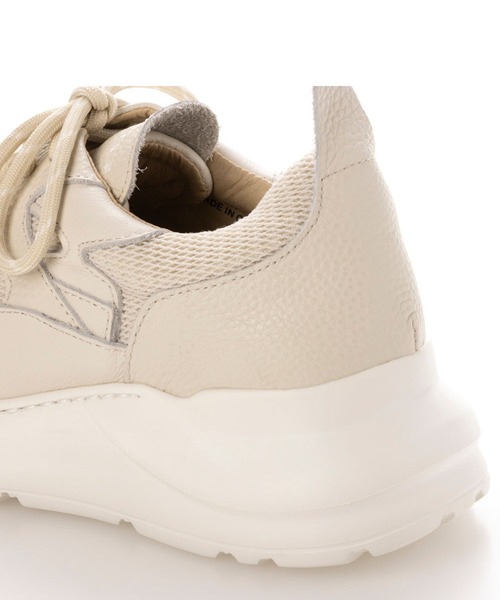 「Lucida」 ローカットスニーカー 38 アイボリー レディース_画像7