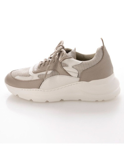 「Lucida」 ローカットスニーカー 38 アイボリー レディース_画像8