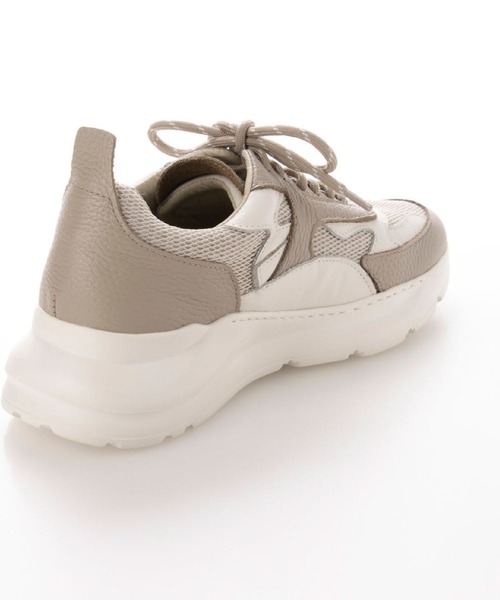 「Lucida」 ローカットスニーカー 38 アイボリー レディース_画像9