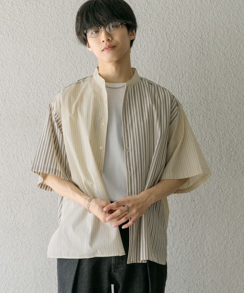 「SENSE OF PLACE by URBAN RESEARCH」 半袖シャツ MEDIUM ブルー メンズ_画像8