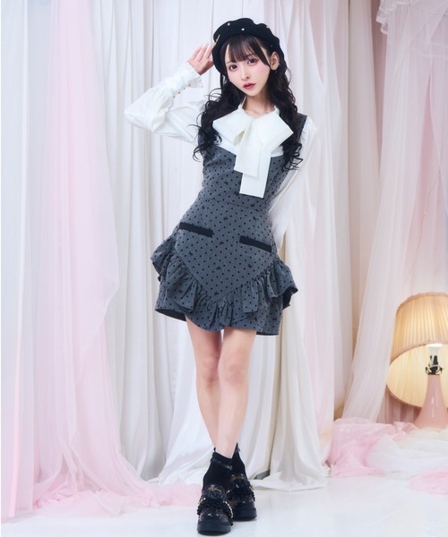 ReAmour ブラウス シャツ ロゴリボンブラウス レディース : ZOZOTOWN