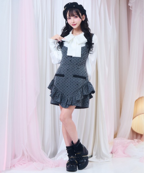 ReAmour ブラウス シャツ ロゴリボンブラウス レディース : ZOZOTOWN