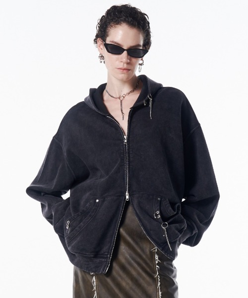 JOSE MOON（ジョゼムーン） パーカー EARRING HOODIE/イアリング