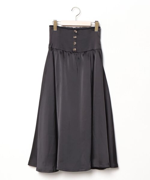 LILY BROWN（リリーブラウン） フレアスカート FREE ブラック