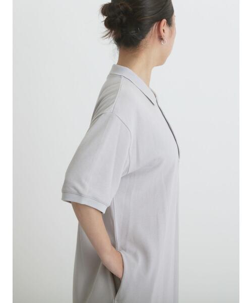 「sm2rhythm」 半袖ワンピース F ブラック レディース_画像8