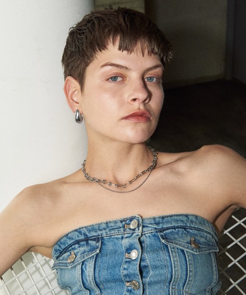 「GOLDY」 ピアス（両耳用） FREE シルバー系その他 レディース_画像7