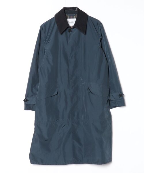 Barbour（バブアー） ステンカラーコート 36 ネイビー メンズ
